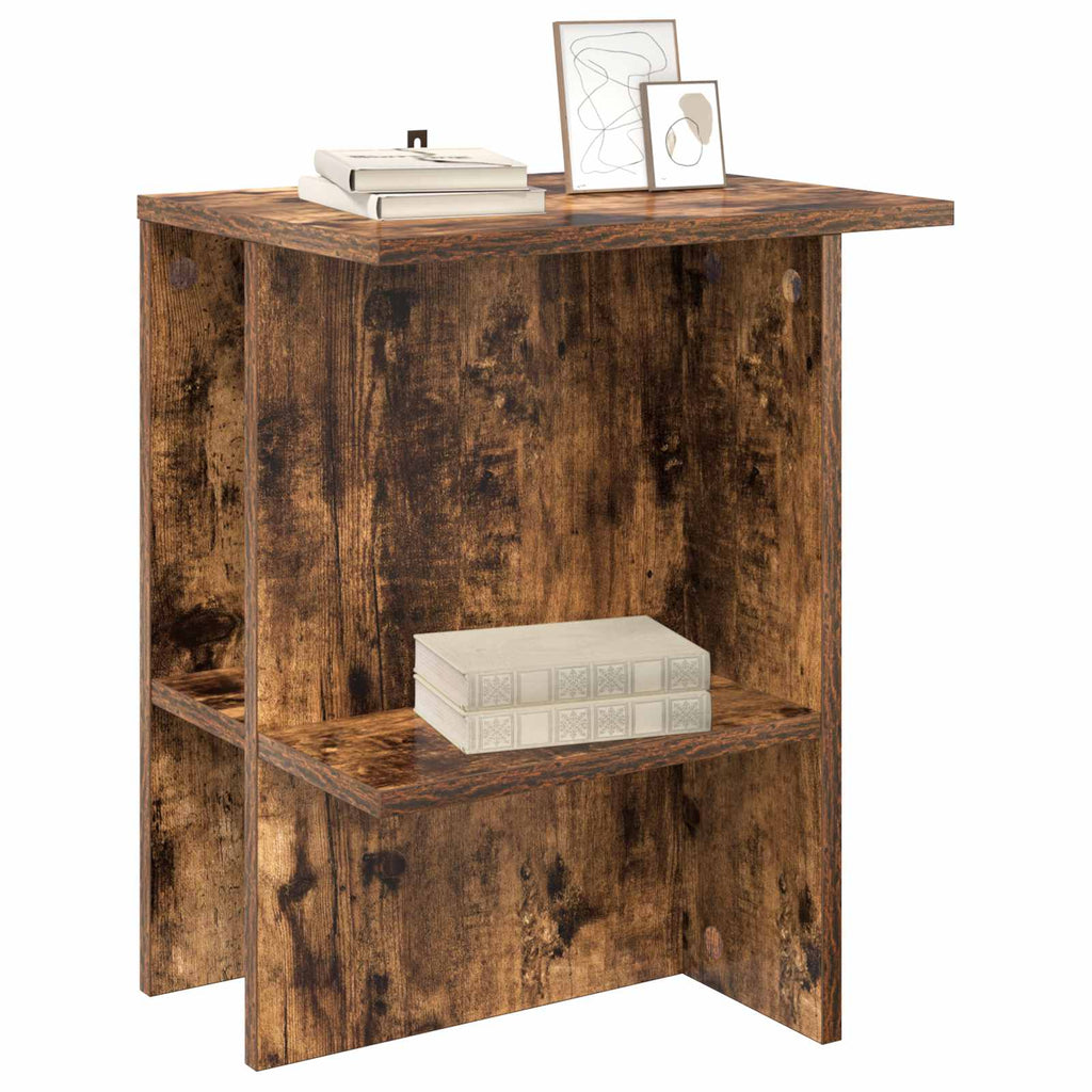 vidaXL Couchtisch 2 pcs Geräucherte Eiche 40 x 30 x 49 cm