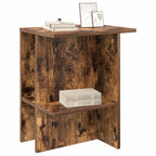 vidaXL Couchtisch 2 pcs Geräucherte Eiche 40 x 30 x 49 cm