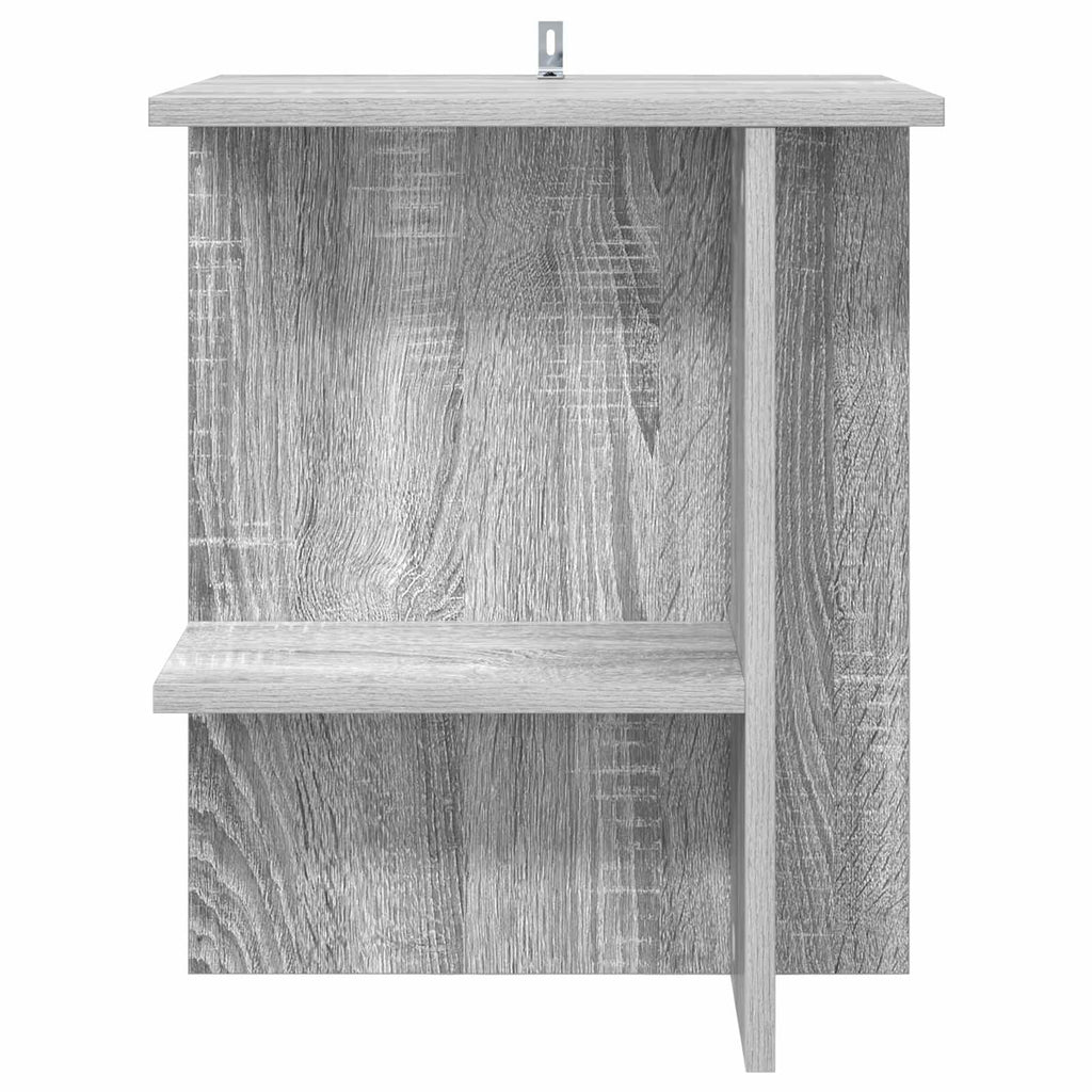 vidaXL Couchtisch 2 pcs Graues Sonoma 40 x 30 x 49 cm Holzwerkstoff