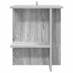 vidaXL Couchtisch 2 pcs Graues Sonoma 40 x 30 x 49 cm Holzwerkstoff