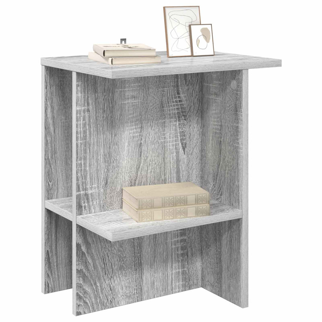 vidaXL Couchtisch 2 pcs Graues Sonoma 40 x 30 x 49 cm Holzwerkstoff