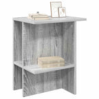 vidaXL Couchtisch 2 pcs Graues Sonoma 40 x 30 x 49 cm Holzwerkstoff