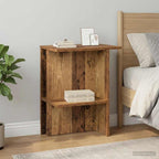 vidaXL Couchtisch 2 pcs Altholz 40 x 30 x 49 cm Holzwerkstoff