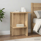 vidaXL Couchtisch 2 pcs Artisan-Eiche 40 x 30 x 49 cm Holzwerkstoff