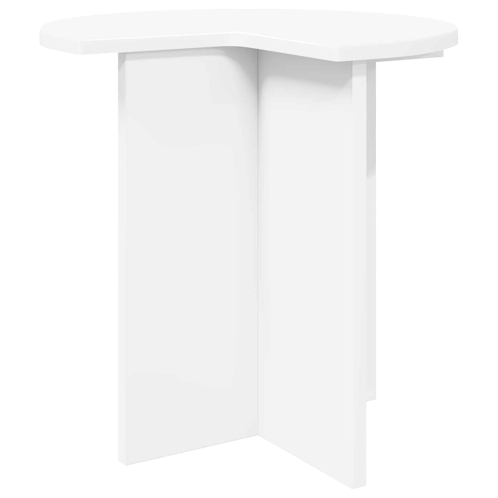 vidaXL Beistelltisch 2 pcs Weiß Ø 39 x 38 cm Holzwerkstoff