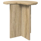 vidaXL Beistelltisch 2 pcs Sonoma-Eiche Ø 39 x 38 cm Holzwerkstoff