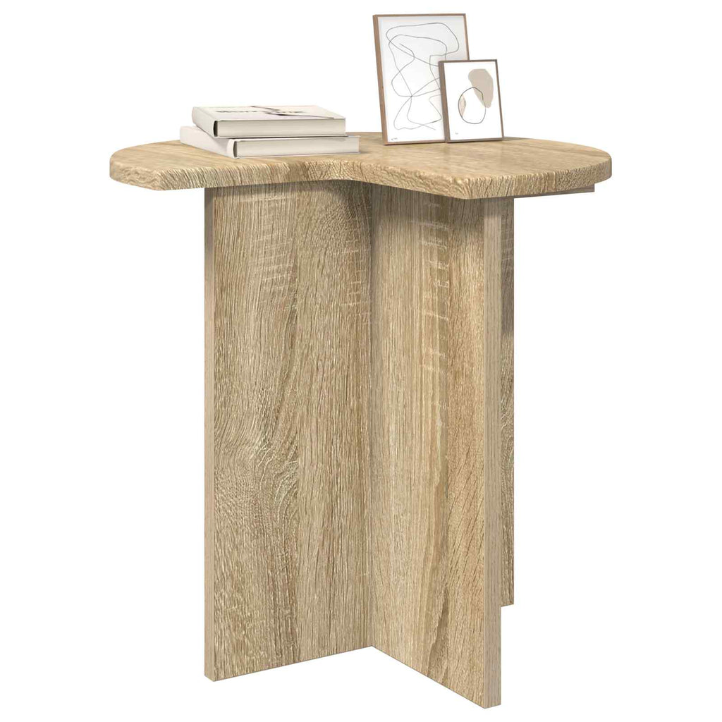vidaXL Beistelltisch 2 pcs Sonoma-Eiche Ø 39 x 38 cm Holzwerkstoff