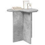 vidaXL Beistelltisch mit Speicher Betongrau Ø 39 x 38 cm Holzwerkstoff