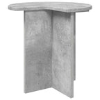 vidaXL Beistelltisch 2 pcs Betongrau Ø 39 x 38 cm Holzwerkstoff