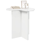 vidaXL Beistelltisch 2 pcs Hochglanz Weiß Ø 39 x 38 cm Holzwerkstoff