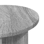 vidaXL Beistelltisch 2 pcs Graues Sonoma Ø 39 x 38 cm Holzwerkstoff
