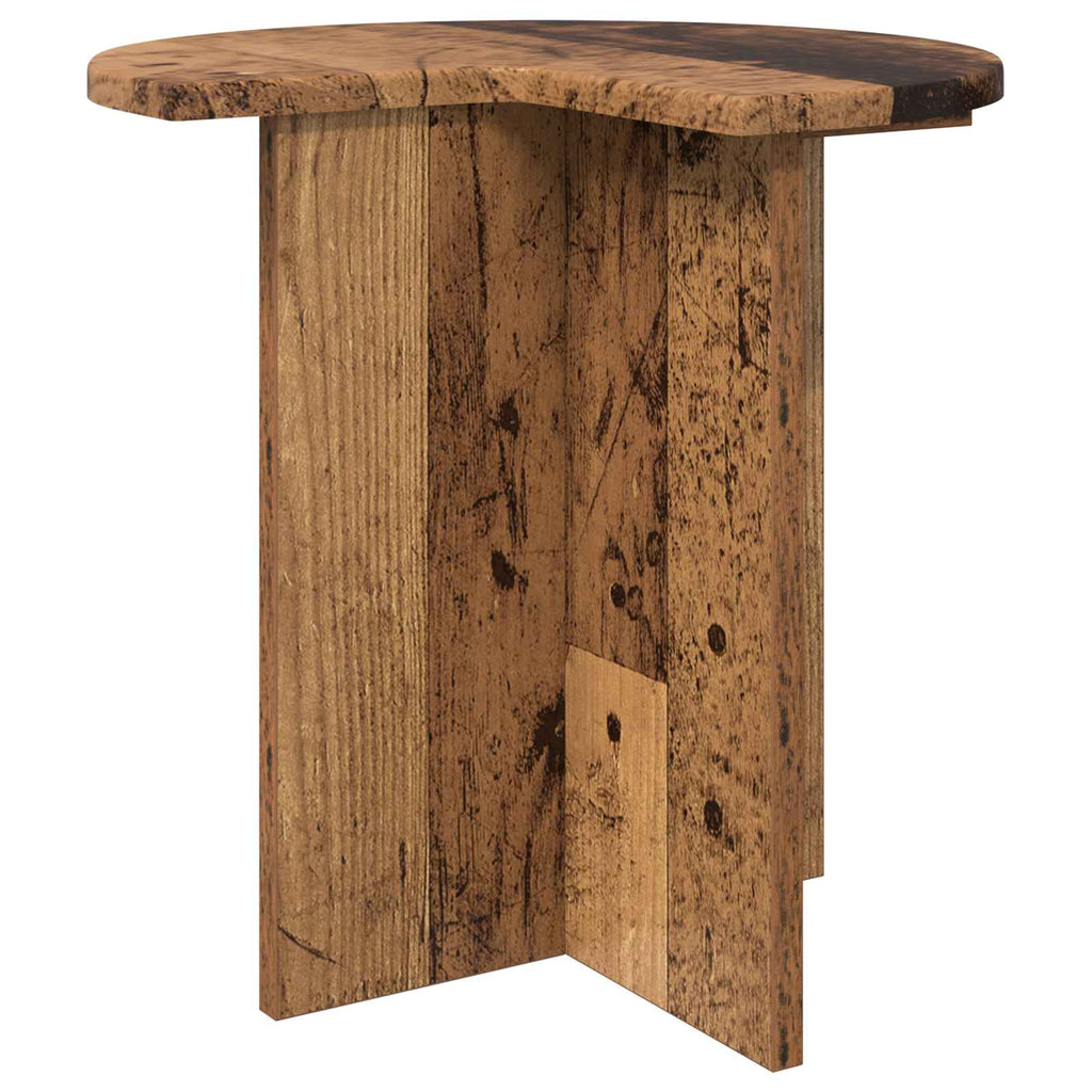 vidaXL Beistelltisch 2 pcs Altholz Ø 39 x 38 cm Holzwerkstoff