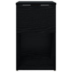 vidaXL Bettschrank Schwarze Eiche 29 x 31,5 x 49 cm Holzwerkstoff