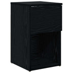 vidaXL Bettschrank 2 pcs Schwarze Eiche 29 x 31,5 x 49 cm