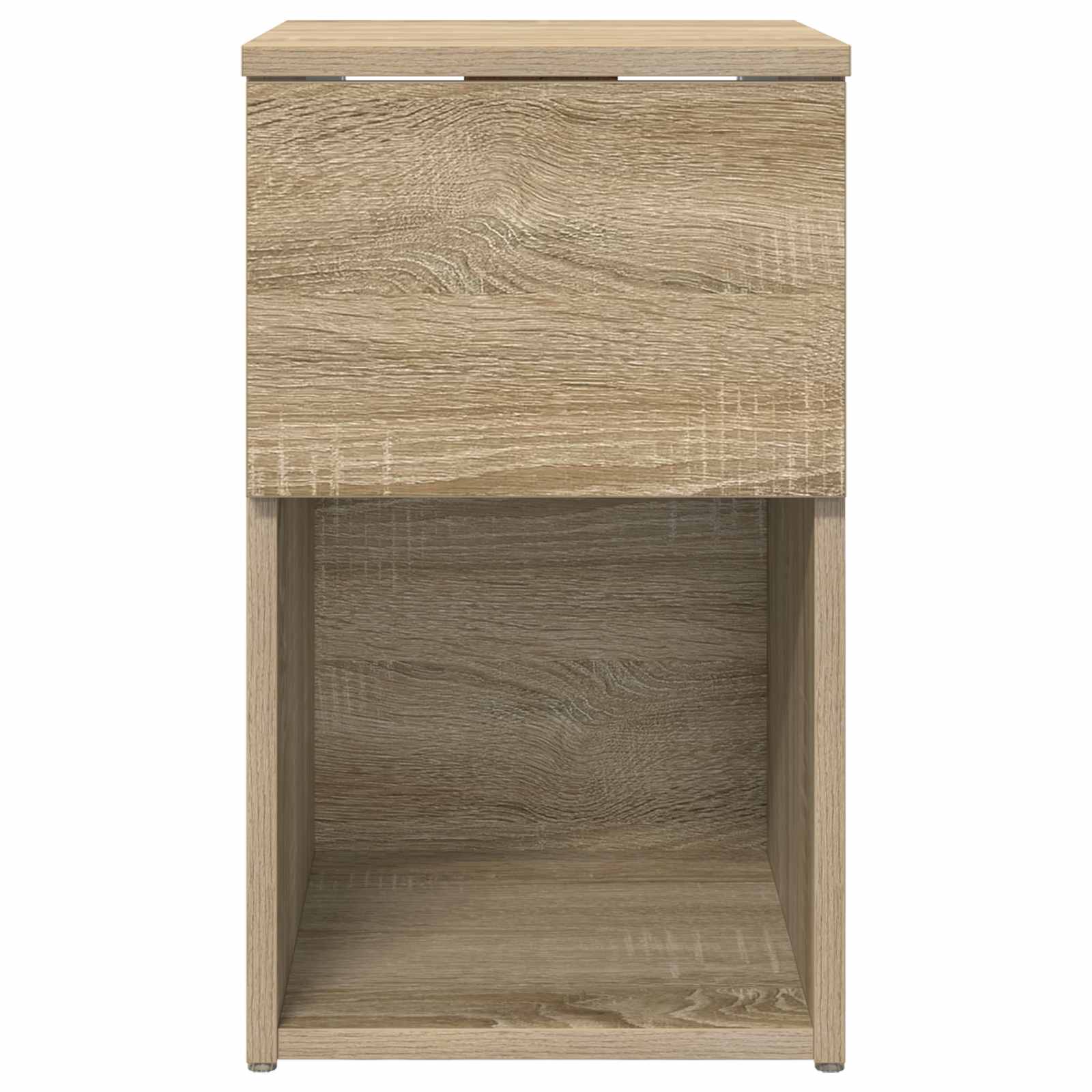 vidaXL Bettschrank Sonoma-Eiche 29 x 31,5 x 49 cm Holzwerkstoff