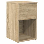 vidaXL Bettschrank 2 pcs Sonoma-Eiche 29 x 31,5 x 49 cm Holzwerkstoff