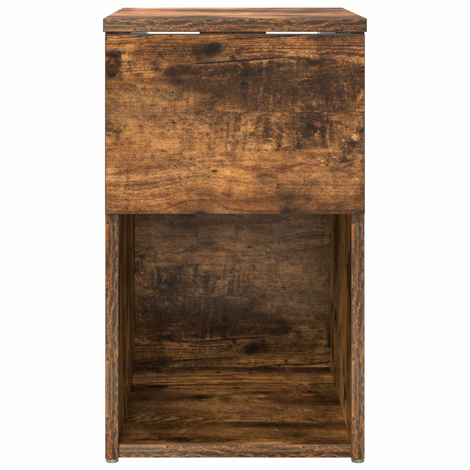 vidaXL Bettschrank Geräucherte Eiche 29 x 31,5 x 49 cm Holzwerkstoff