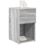 vidaXL Bettschrank Graues Sonoma 29 x 31,5 x 49 cm Holzwerkstoff