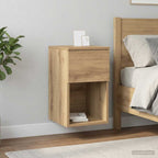vidaXL Bettschrank 2 pcs Artisan-Eiche 29 x 31,5 x 49 cm Holzwerkstoff