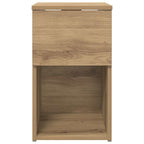 vidaXL Bettschrank Artisan-Eiche 29 x 31,5 x 49 cm Holzwerkstoff