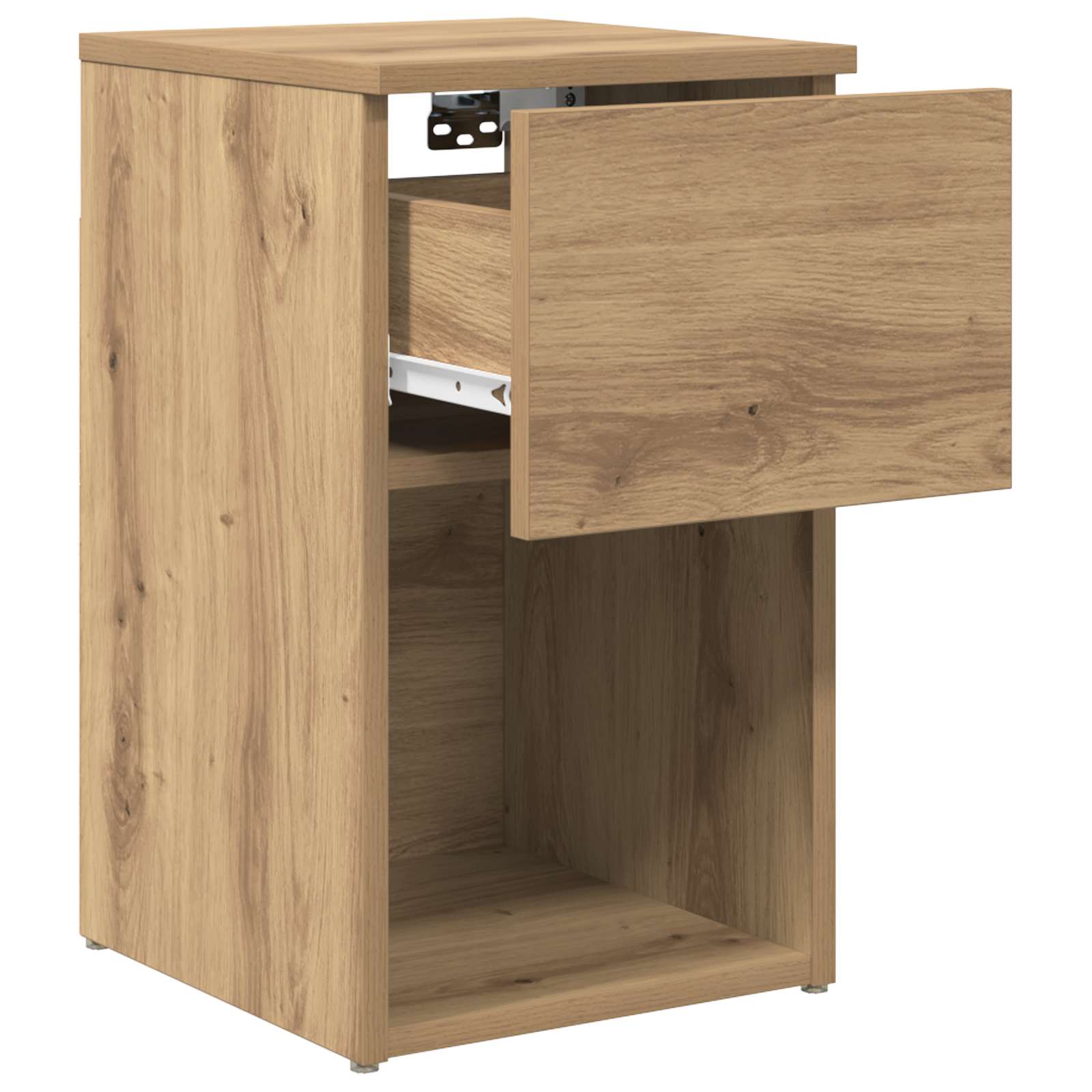 vidaXL Bettschrank 2 pcs Artisan-Eiche 29 x 31,5 x 49 cm Holzwerkstoff