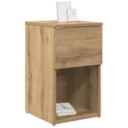 vidaXL Bettschrank 2 pcs Artisan-Eiche 29 x 31,5 x 49 cm Holzwerkstoff