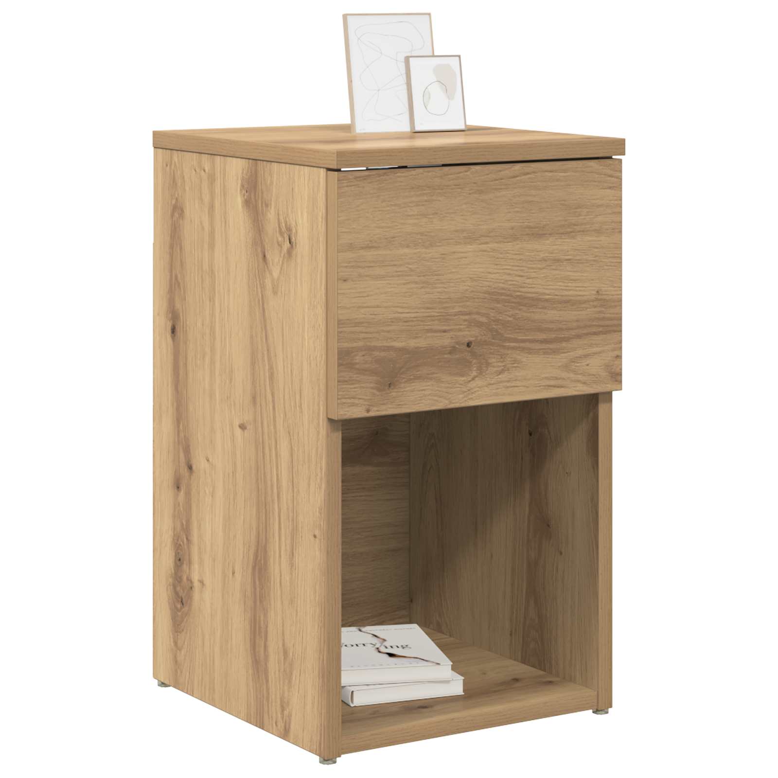 vidaXL Bettschrank 2 pcs Artisan-Eiche 29 x 31,5 x 49 cm Holzwerkstoff