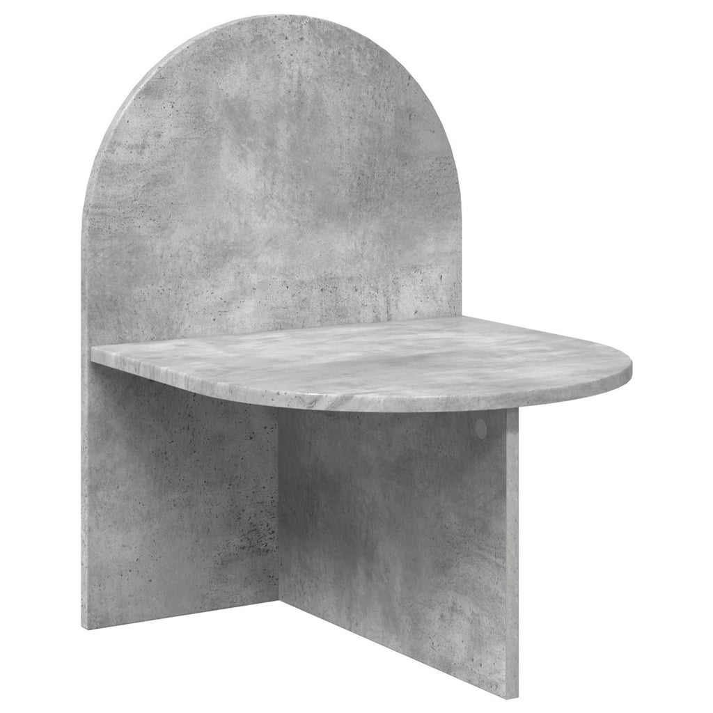 vidaXL Nachttisch 2 pcs Betongrau 48 x 49 x 65 cm Holzwerkstoff