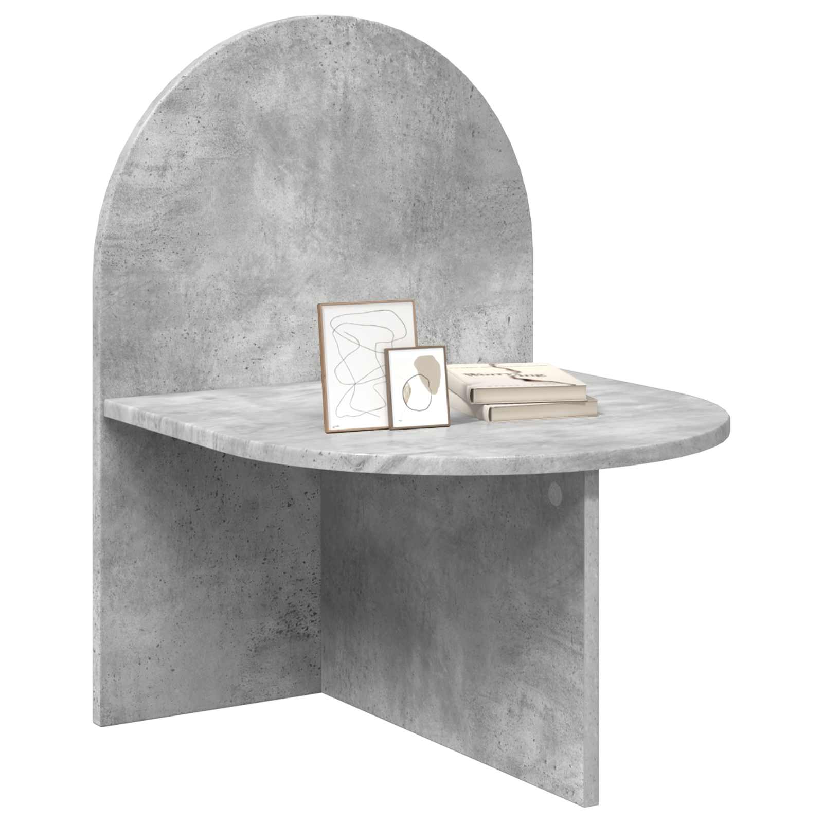 vidaXL Nachttisch 2 pcs Betongrau 48 x 49 x 65 cm Holzwerkstoff