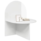 vidaXL Nachttisch 2 pcs Hochglanz Weiß 48 x 49 x 65 cm Holzwerkstoff