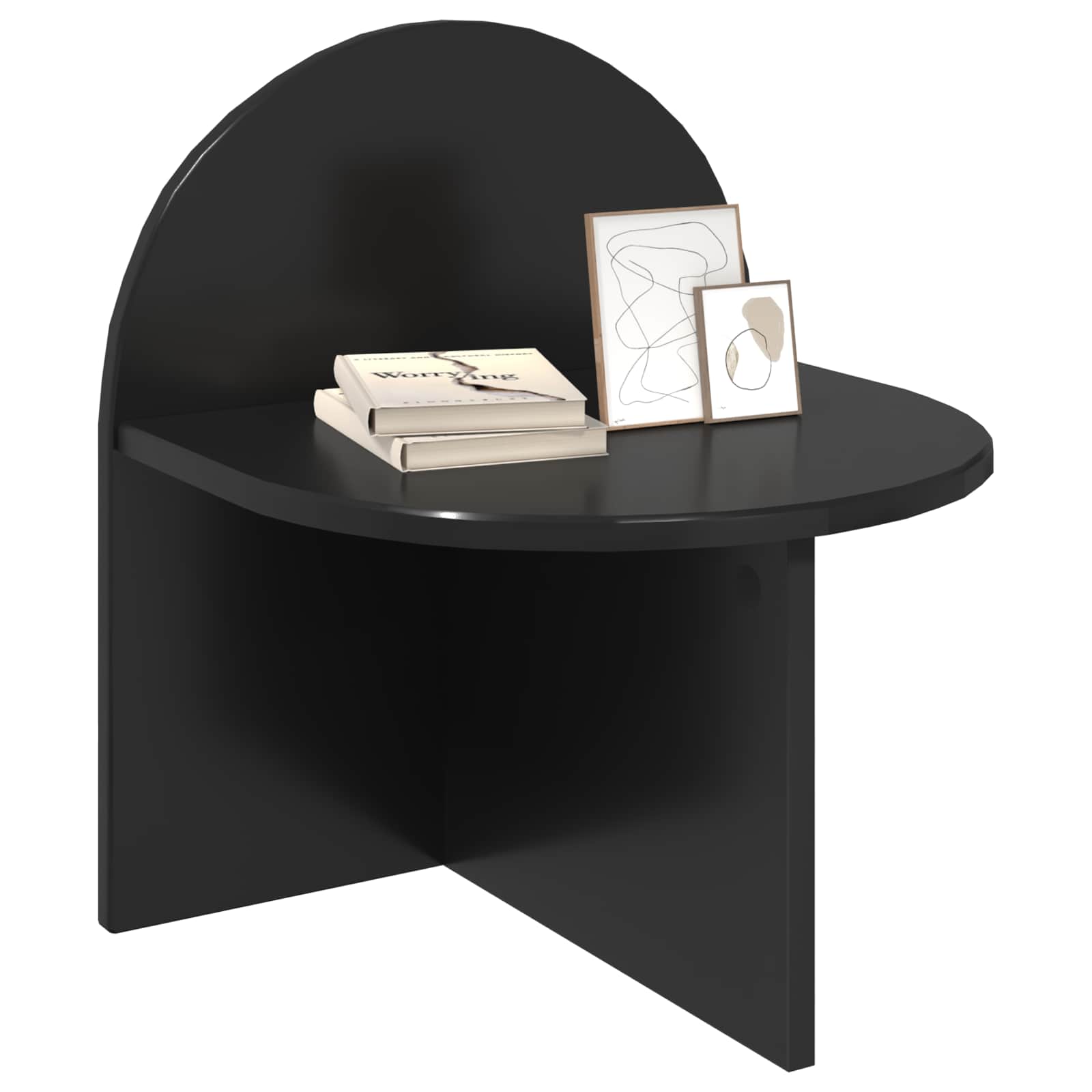 vidaXL Nachttisch 2 pcs Schwarze Eiche 40 x 35,5 x 45,5 cm