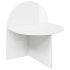 vidaXL Nachttisch 2 pcs Hochglanz Weiß 40 x 35,5 x 45,5 cm