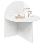 vidaXL Nachttisch 2 pcs Hochglanz Weiß 40 x 35,5 x 45,5 cm