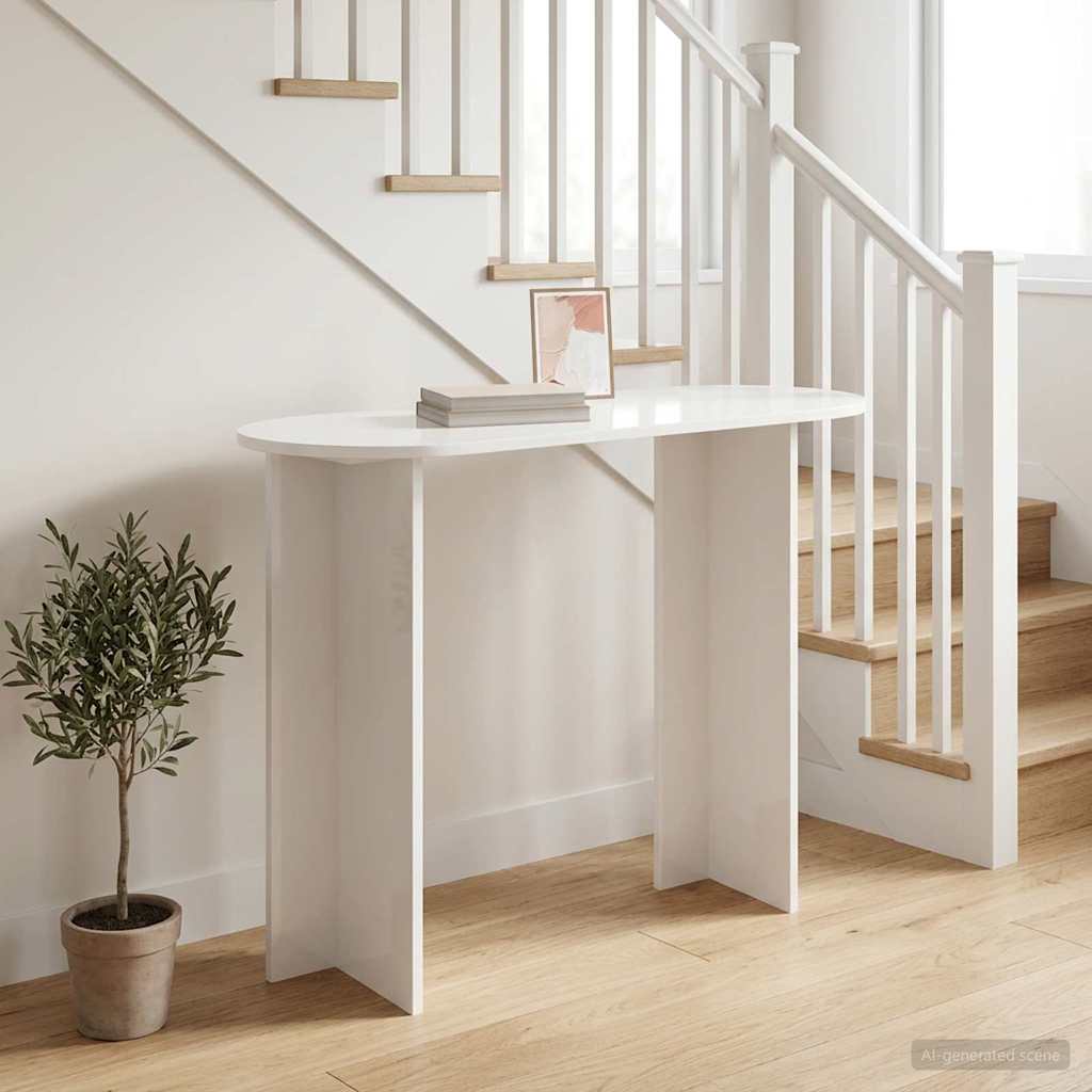 vidaXL Konsolentisch Weiß 100 x 39,5 x 75 cm Holzwerkstoff