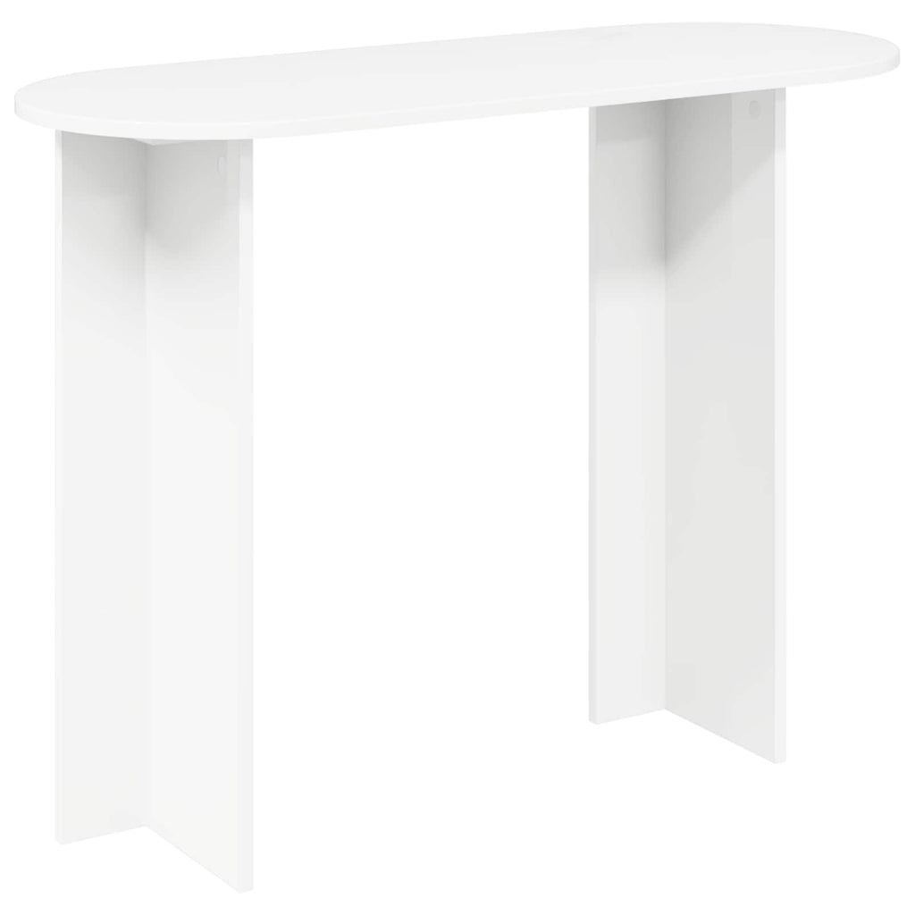 vidaXL Konsolentisch Weiß 100 x 39,5 x 75 cm Holzwerkstoff