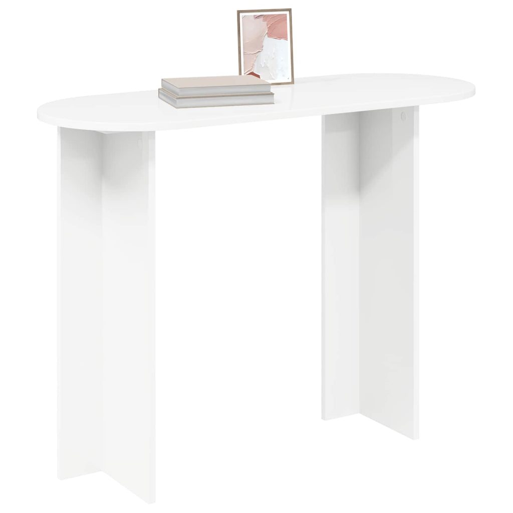 vidaXL Konsolentisch Weiß 100 x 39,5 x 75 cm Holzwerkstoff