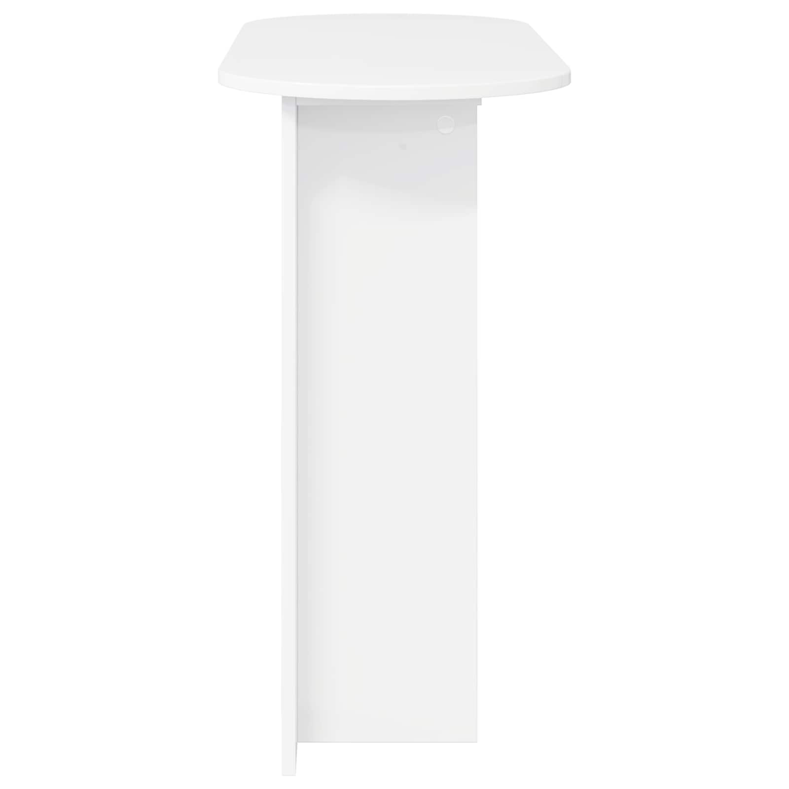 vidaXL Konsolentisch Weiß 100 x 39,5 x 75 cm Holzwerkstoff