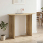 vidaXL Konsolentisch Sonoma-Eiche 100 x 39,5 x 75 cm Holzwerkstoff