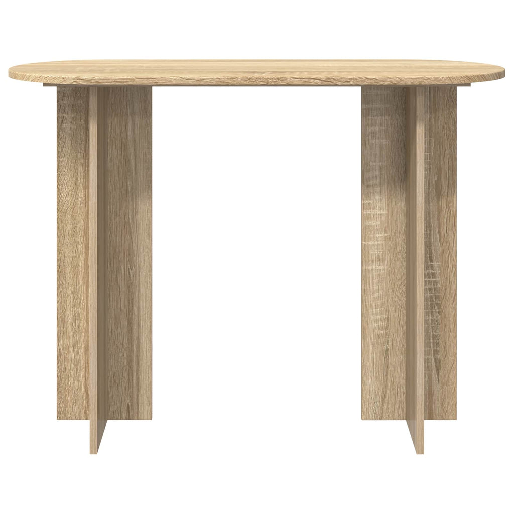 vidaXL Konsolentisch Sonoma-Eiche 100 x 39,5 x 75 cm Holzwerkstoff