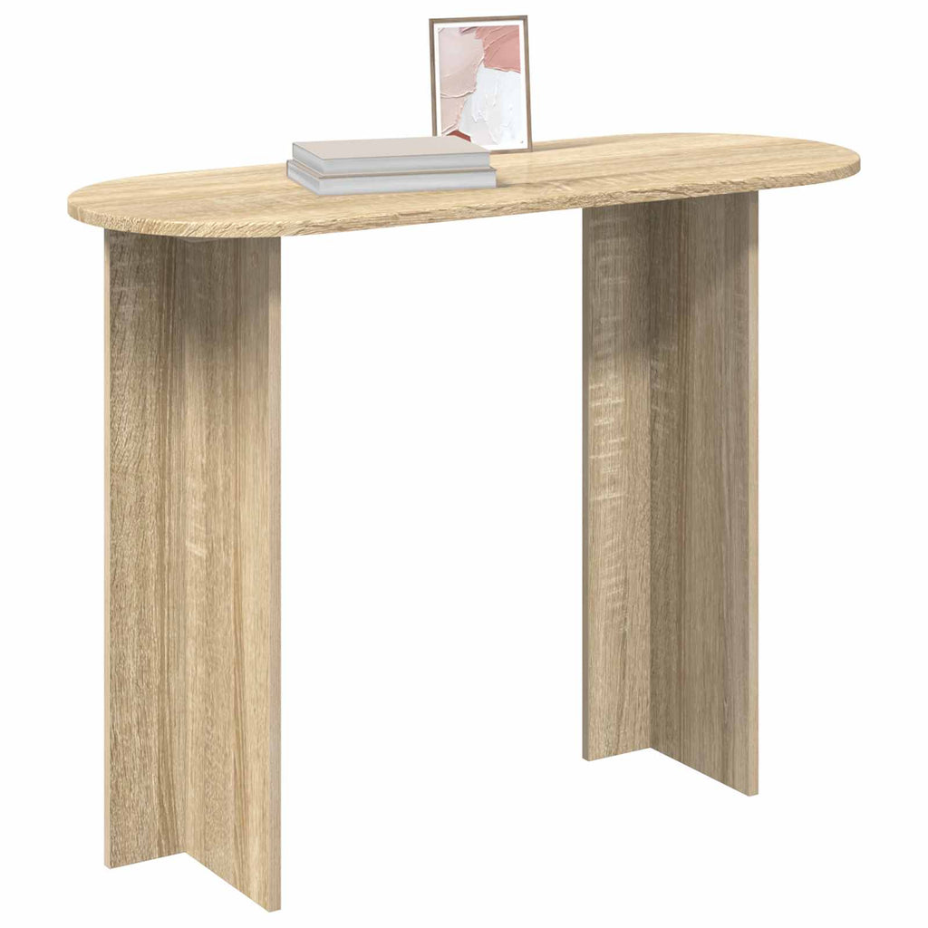 vidaXL Konsolentisch Sonoma-Eiche 100 x 39,5 x 75 cm Holzwerkstoff