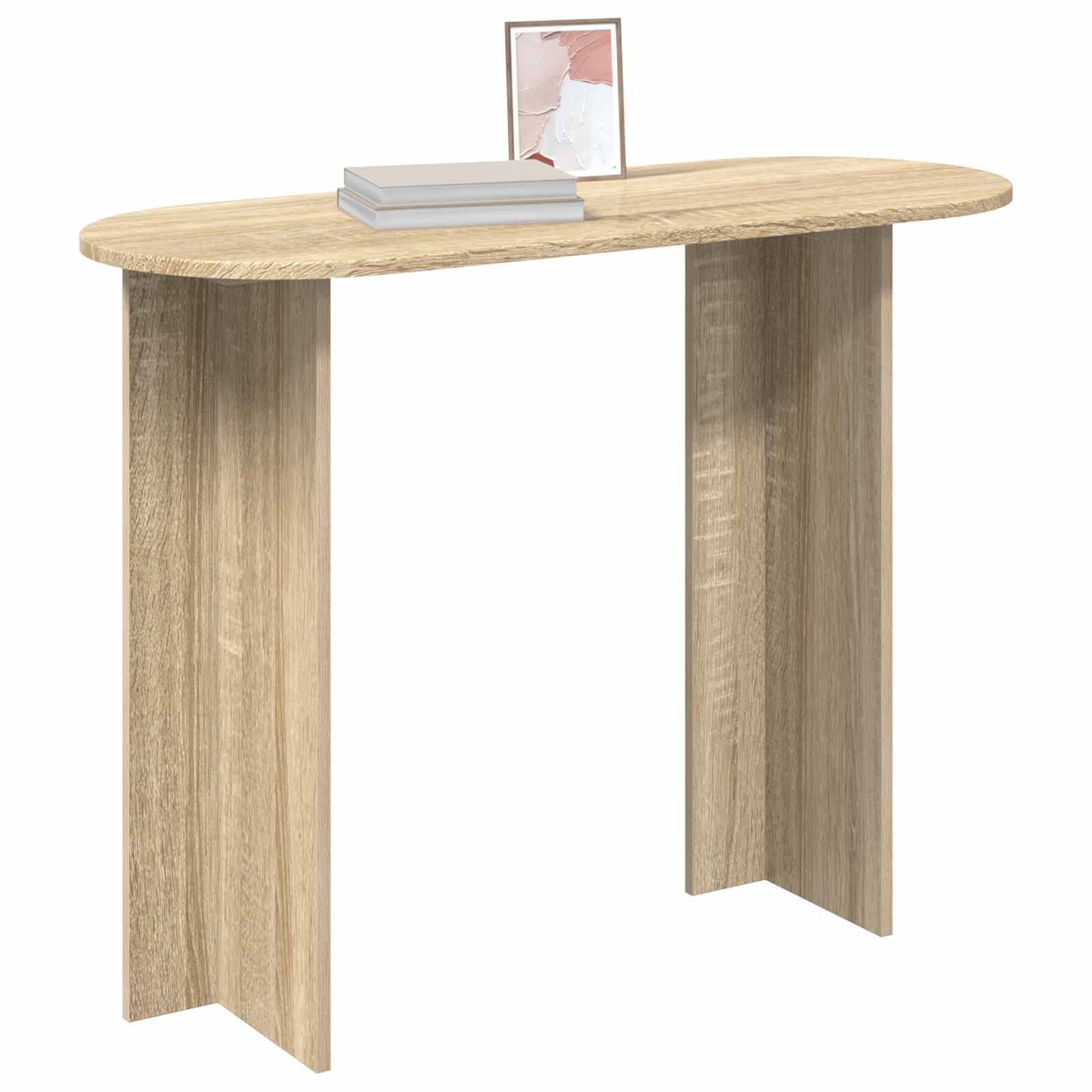 vidaXL Konsolentisch Sonoma-Eiche 100 x 39,5 x 75 cm Holzwerkstoff