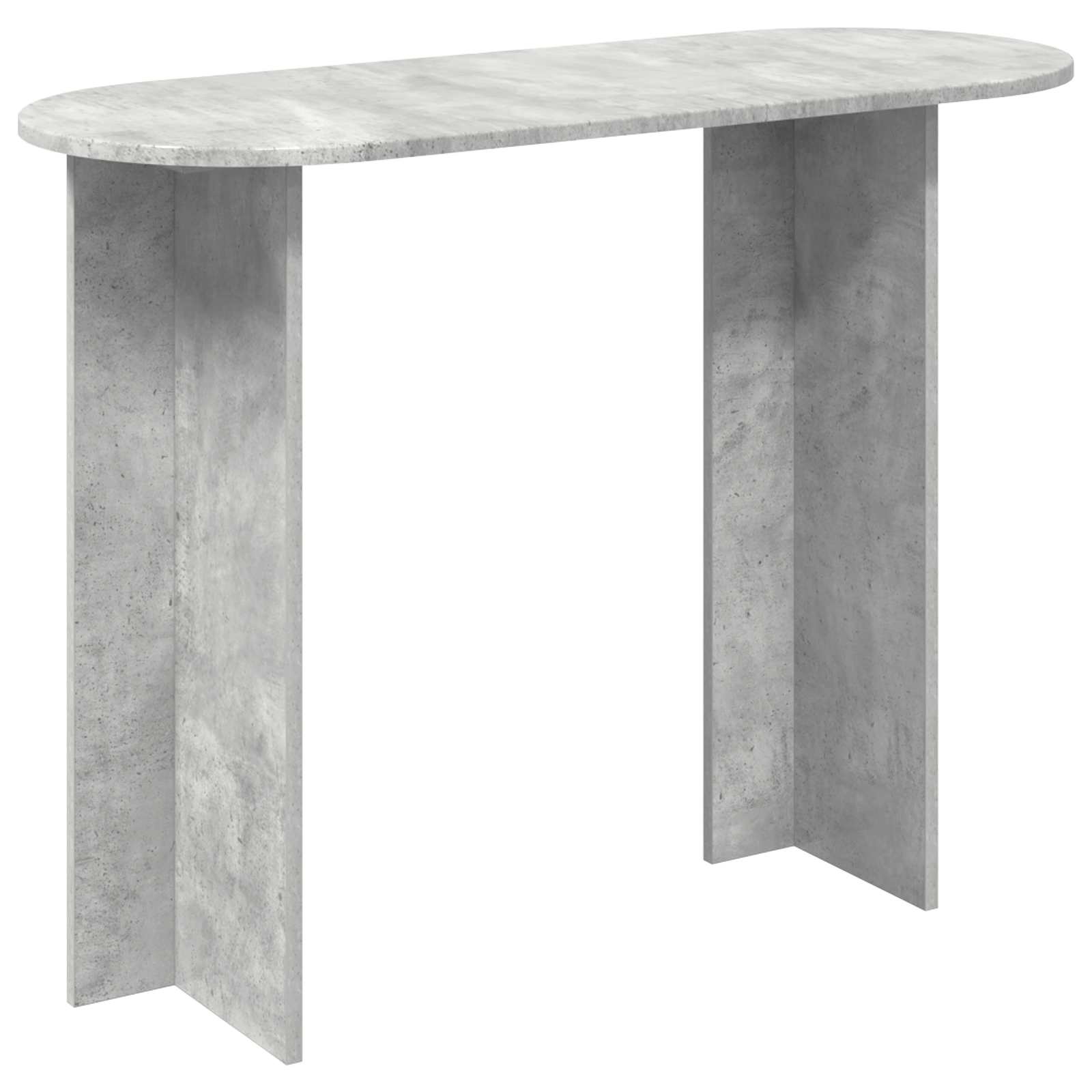vidaXL Konsolentisch Betongrau 100 x 39,5 x 75 cm Holzwerkstoff