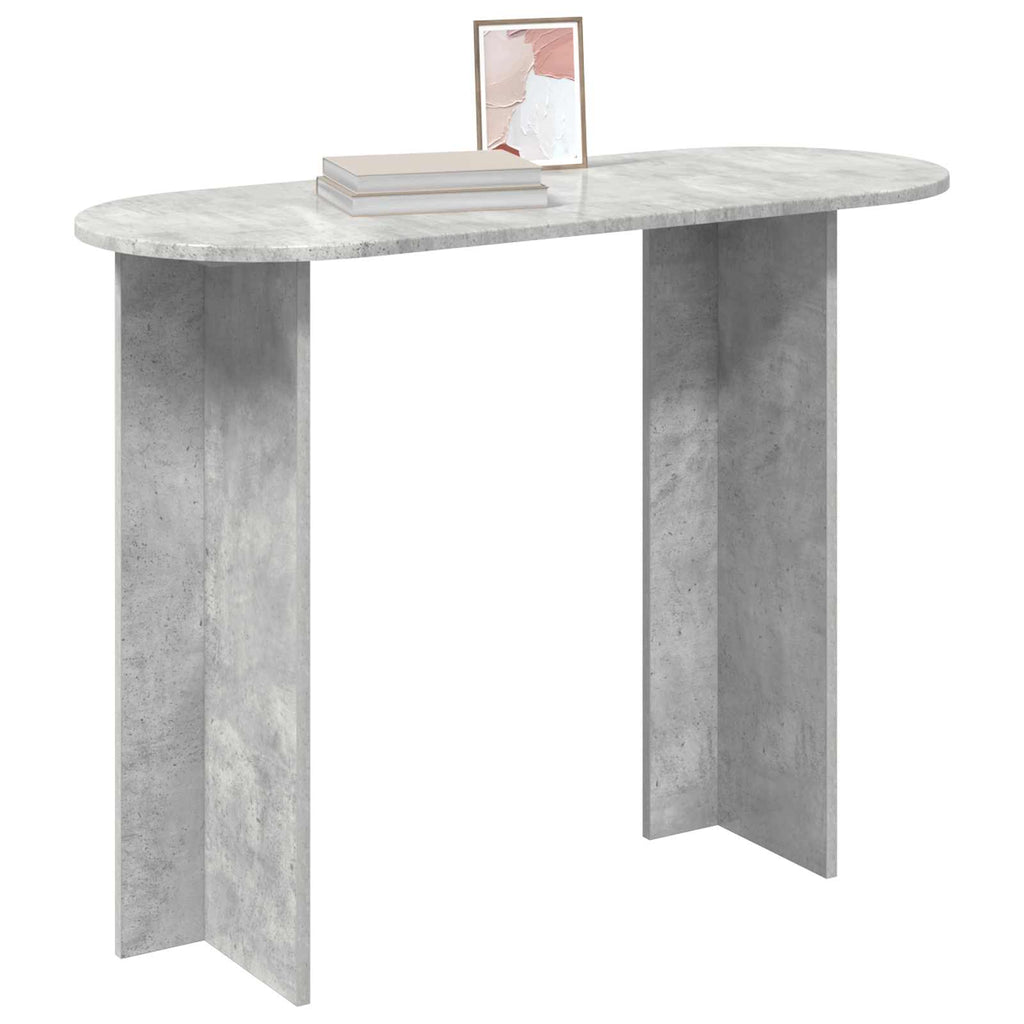 vidaXL Konsolentisch Betongrau 100 x 39,5 x 75 cm Holzwerkstoff