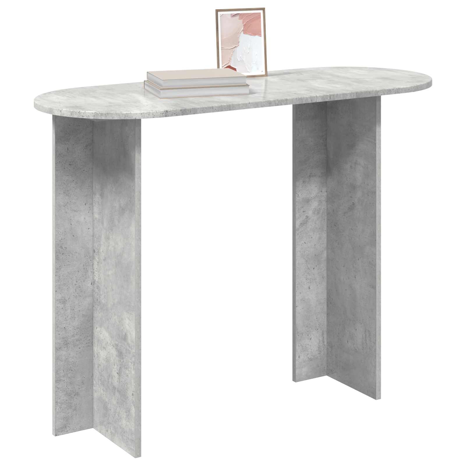 vidaXL Konsolentisch Betongrau 100 x 39,5 x 75 cm Holzwerkstoff