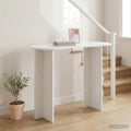 vidaXL Konsolentisch Hochglanz Weiß 100 x 39,5 x 75 cm Holzwerkstoff