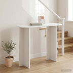 vidaXL Konsolentisch Hochglanz Weiß 100 x 39,5 x 75 cm Holzwerkstoff