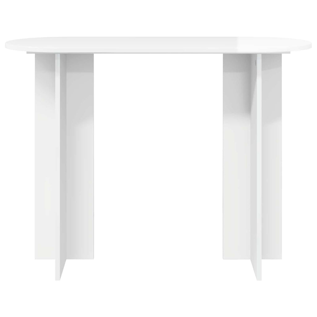 vidaXL Konsolentisch Hochglanz Weiß 100 x 39,5 x 75 cm Holzwerkstoff