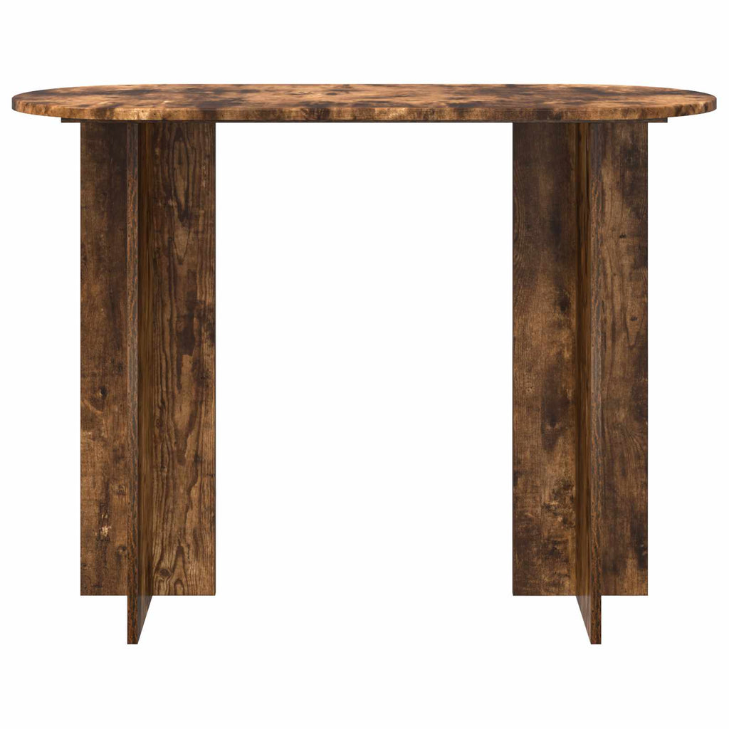 vidaXL Konsolentisch mit Speicher Geräucherte Eiche 100 x 39,5 x 75 cm