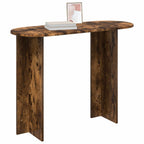 vidaXL Konsolentisch mit Speicher Geräucherte Eiche 100 x 39,5 x 75 cm