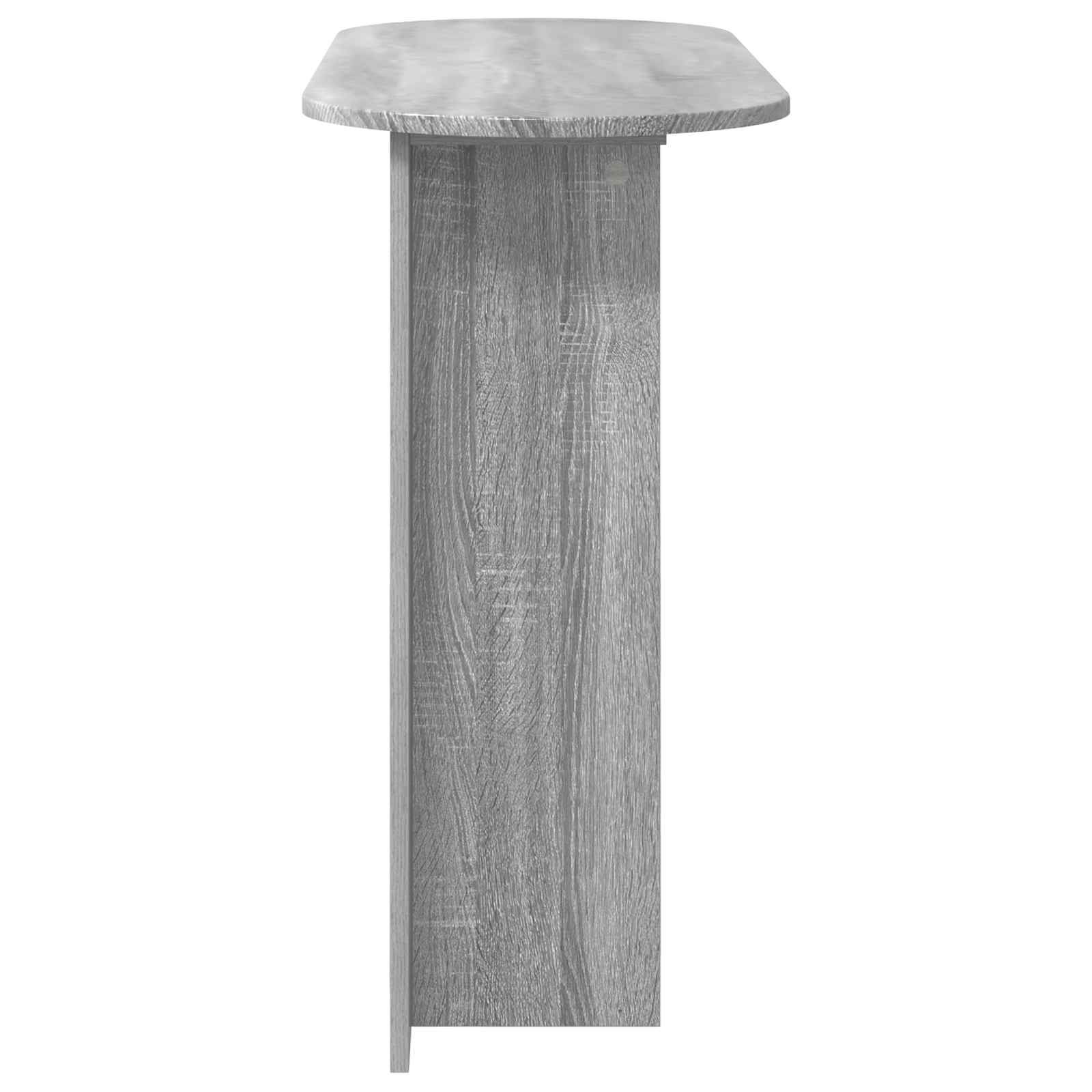 vidaXL Konsolentisch Graues Sonoma 100 x 39,5 x 75 cm Holzwerkstoff